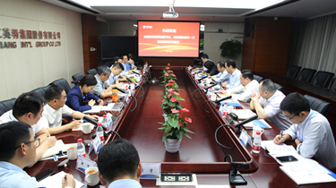 省国贸集团党委副书记、总司理孙建华一行到尊龙凯时集团调研指导